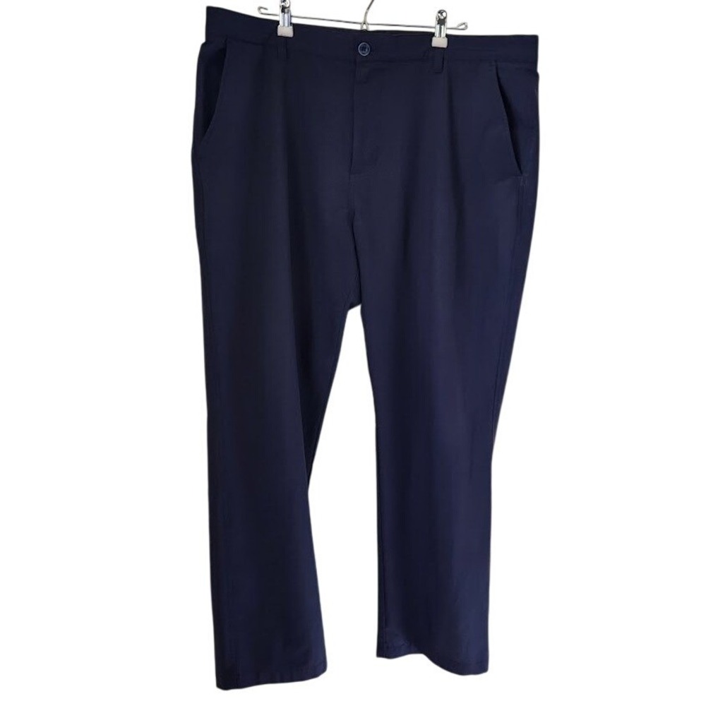 Johnston & Murphy XC4 Mens Navy Blue Performance Golf Pants 40/S Stretch 184